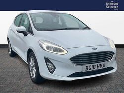 White Used 2018 Ford Fiesta Zetec Hatchback | £7,495 (Fair price)