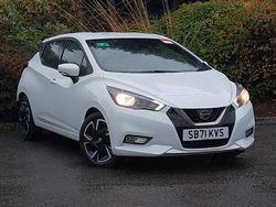 White Used 2022 Nissan Micra Acenta Hatchback | £11,298 (Fair price)