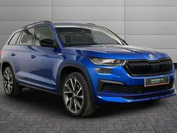 Race blue metallic Used 2022 Skoda Kodiaq SportLine SUV | £28,100 (Fair price)