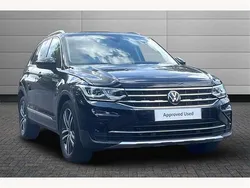 Black Used 2022 VW Tiguan Elegance SUV | £26,190 (Fair price)