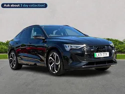 Black Used 2021 Audi e-tron Black Edition SUV | £31,349 (A bit pricey)
