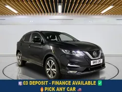 Black Used 2018 Nissan Qashqai N-Connecta SUV | £9,299 (Fair price)