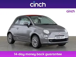 Grey Used 2016 Fiat 500C Lounge Cabriolet | £5,769 (Fair price)