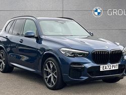 Blue Used 2022 BMW X5 M Sport SUV | £46,995 (Fair price)