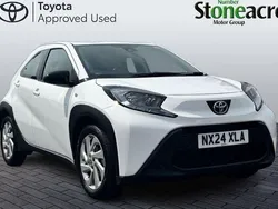 White Used 2024 Toyota Aygo PURE Hatchback | £13,500 (Fair price)