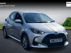 Silver Used 2023 Toyota Yaris Hybrid Hatchback | £16,743 (Good price)