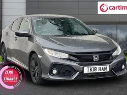 Grey Used 2018 Honda Civic SR Hatchback | £12,395 (Fair price)