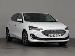 White Used 2022 Ford Focus Titanium Hatchback | £18,998 (Expensive)