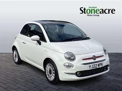 White Used 2022 Fiat 500 Red Hatchback | £9,995 (Fair price)