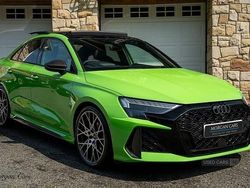 Green Used 2025 Audi RS3 Advanced Hatchback | £62,995 (A bit pricey)