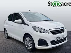White Used 2018 Peugeot 108 Active Hatchback | £6,490 (Fair price)