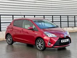 Red Used 2018 Toyota Yaris Hybrid Hatchback | £12,395 (Fair price)