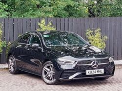 Black Used 2024 Mercedes CLA250 Executive Sedan | £29,298