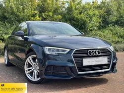 Blue Used 2019 Audi A3 S-Line Sedan | £13,300 (Super price)