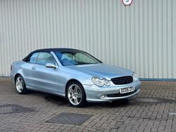 Silver Used 2005 Mercedes CLK320 Elegance Cabriolet | £4,895
