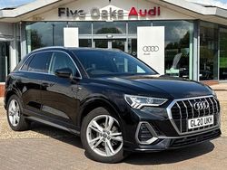 Black Used 2020 Audi Q3 S-Line SUV | £21,790 (Fair price)