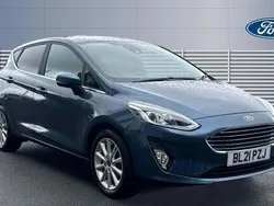 Blue Used 2021 Ford Fiesta Titanium Hatchback | £11,962 (Good price)