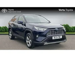 Blue Used 2021 Toyota RAV4 Hybrid Design SUV | £26,797 (Good price)