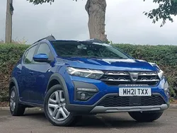 Blue Used 2021 Dacia Sandero Comfort Hatchback | £13,498 (A bit pricey)