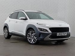 White Used 2022 Hyundai Kona Premium SUV | £17,698 (Fair price)