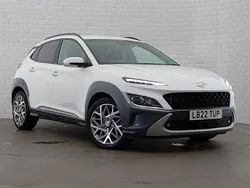 White Used 2022 Hyundai Kona Premium SUV | £17,698 (Fair price)