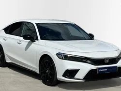 Premium paint platinum white Used 2023 Honda Civic Sport Hatchback | £27,352 (Super price)