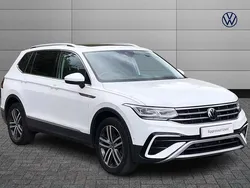 White Used 2022 VW Tiguan Allspace Elegance SUV | £26,724 (Fair price)