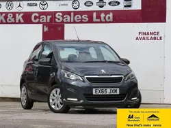 Grey Used 2016 Peugeot 108 Active Hatchback | £7,495 (Fair price)