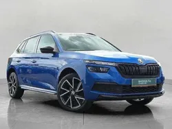Race blue metallic Used 2021 Skoda Kamiq Monte Carlo SUV | £16,250 (Fair price)