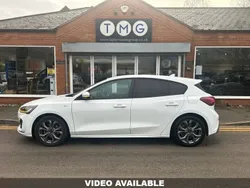White Used 2022 Ford Focus ST-Line Hatchback | £15,995 (A bit pricey)