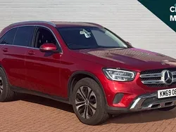 Red Used 2019 Mercedes GLC300 Estate | £19,874 (Fair price)