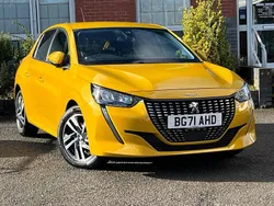 Yellow Used 2021 Peugeot 208 Allure Premium Hatchback | £13,995 (Fair price)