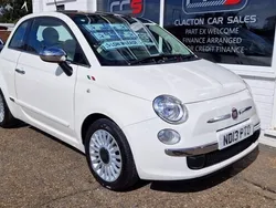 White Used 2013 Fiat 500 Lounge Hatchback | £4,695