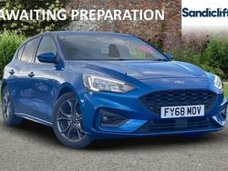 Blue Used 2018 Ford Focus ST-Line Hatchback | £10,964 (Fair price)