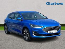 Blue Used 2022 Ford Focus Titanium Hatchback | £17,599 (Expensive)