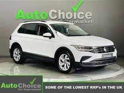 White Used 2021 VW Tiguan S SUV | £13,985 (Fair price)