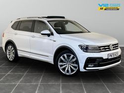 White Used 2020 VW Tiguan Allspace R-line SUV | £25,795 (Fair price)