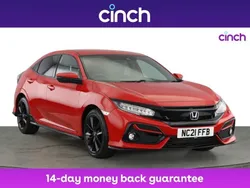 Red Used 2021 Honda Civic Sport Hatchback | £14,899 (Fair price)