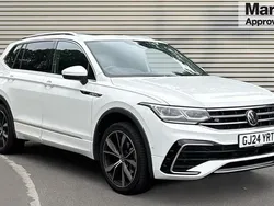 White Used 2024 VW Tiguan Allspace R-line SUV | £34,273 (Expensive)