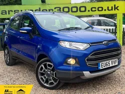 Blue Used 2015 Ford Ecosport Titanium SUV | £5,400 (Fair price)