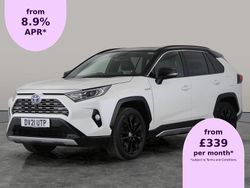 White Used 2021 Toyota RAV4 Hybrid SUV | £22,869 (Fair price)