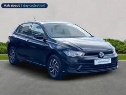 Black Used 2024 VW Polo Life Hatchback | £18,192 (Fair price)