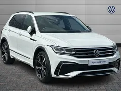 White Used 2021 VW Tiguan R-line SUV | £25,945 (Fair price)