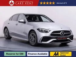 Silver Used 2023 Mercedes C300e AMG line Sedan | £33,974 (Fair price)