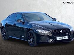 Santorini black Used 2023 Jaguar XF R-Dynamic Sedan | £35,050