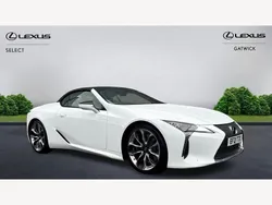 White Used 2021 Lexus LC 500 Sport Line Cabriolet | £82,995