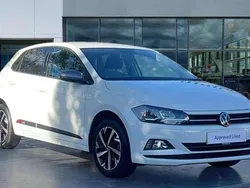 Pure white Used 2021 VW Polo Beats Hatchback | £15,109 (Fair price)