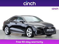 Black Used 2022 Audi A3 S-Line Sedan | £19,299 (Fair price)