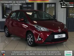 Red Used 2018 Toyota Yaris Hatchback | £11,970 (Fair price)
