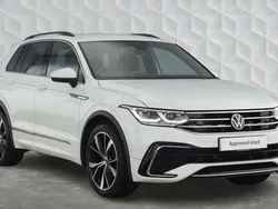 White Used 2023 VW Tiguan R-line SUV | £29,482 (Fair price)